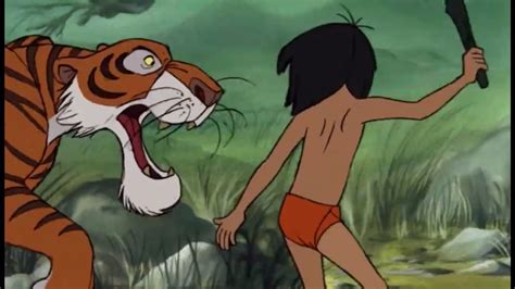 mowgli vs shere khan|jungle book shere khan scenes.